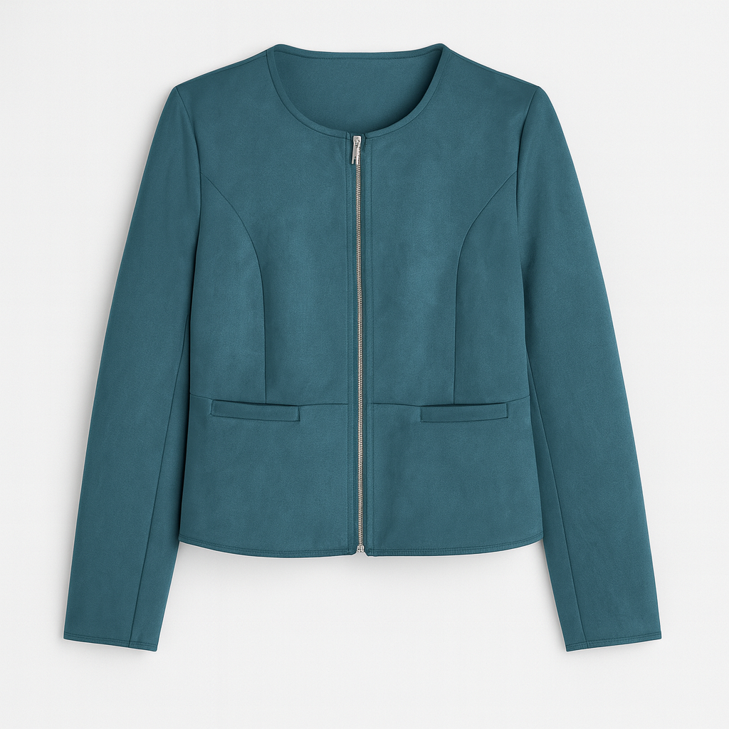 The Adeline Cropped Jacket – Jacket – Sea Green – Lila Faye
