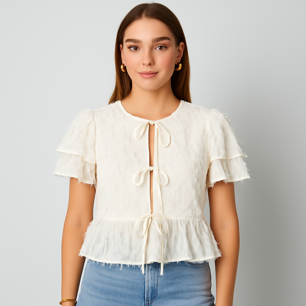 The Faith Short Sleeve Blouse – – –Lila Faye