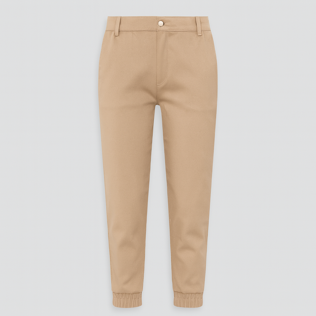 The Ludovica Stretch Skinny Jogger Pants – Pants – Beige – Lila Faye