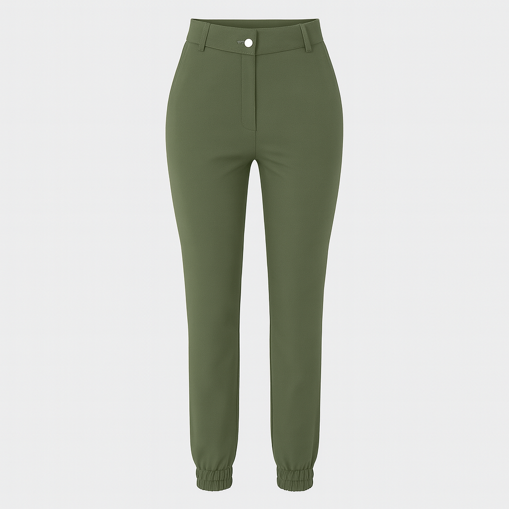 The Ludovica Stretch Skinny Jogger Pants – Pants – Army green – Lila Faye