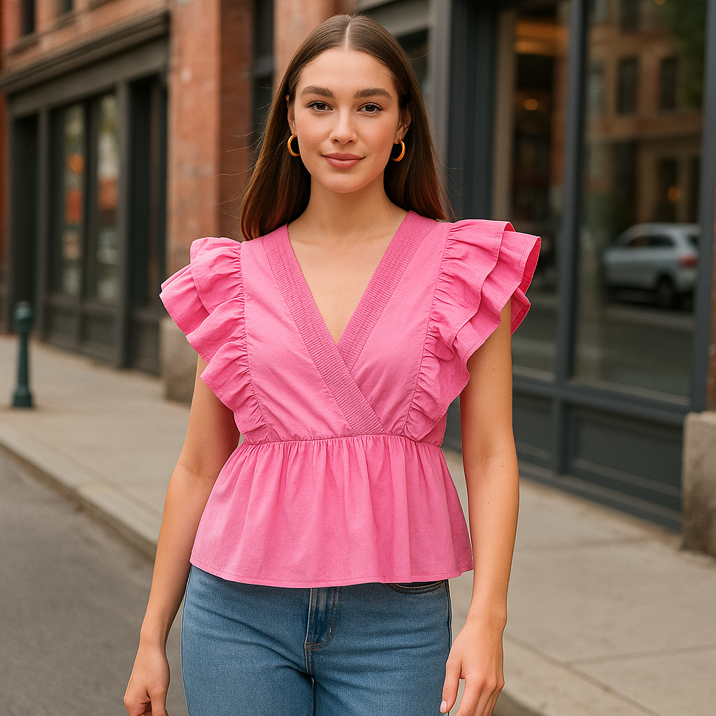 The Mariposa Butterfly Top – – –Lila Faye