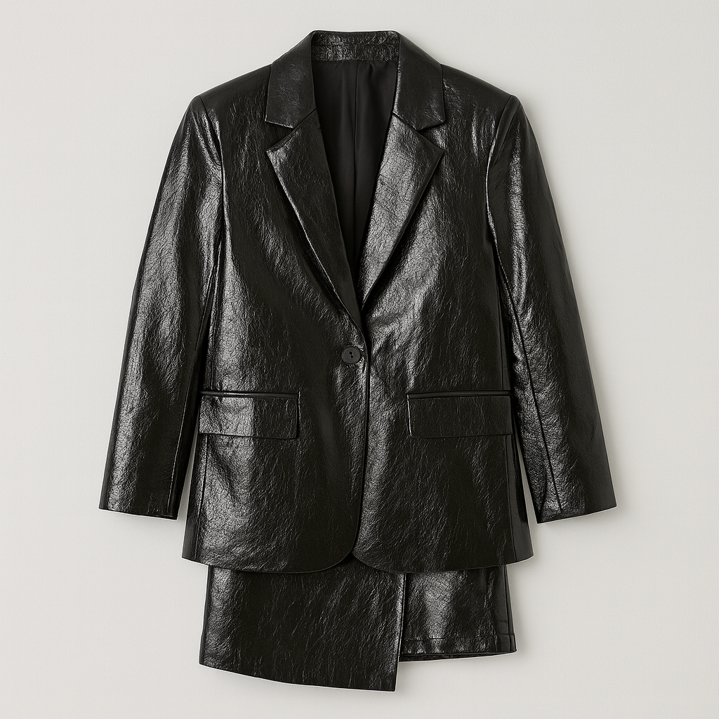 The Reagan Evening Blazer – – Black–Lila Faye