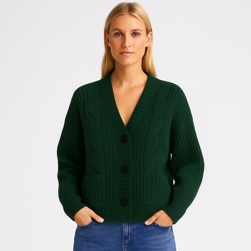 The Dechen V-Neck Cardigan – Cardigan – – Lila Faye