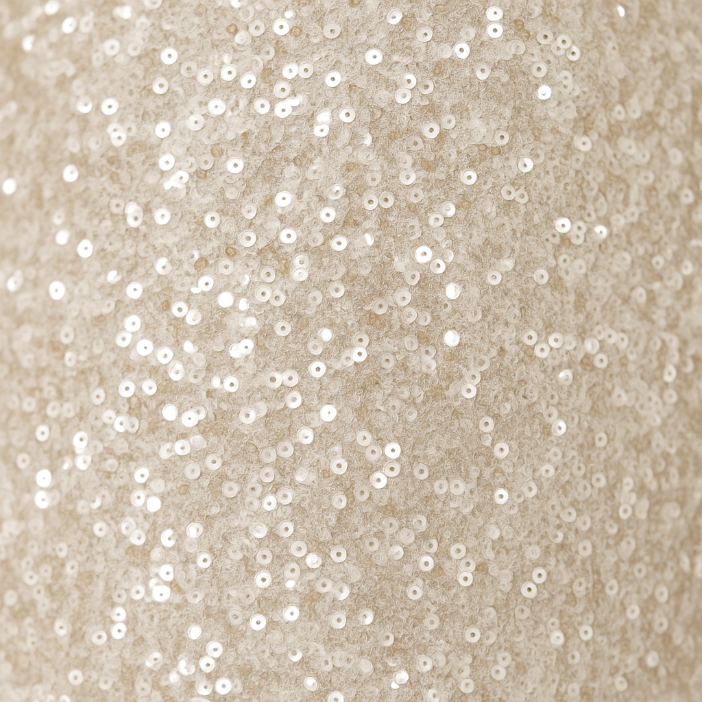 High-waisted sequin flare pants with shimmering texture and fitted silhouette, ideal for evening or party wear