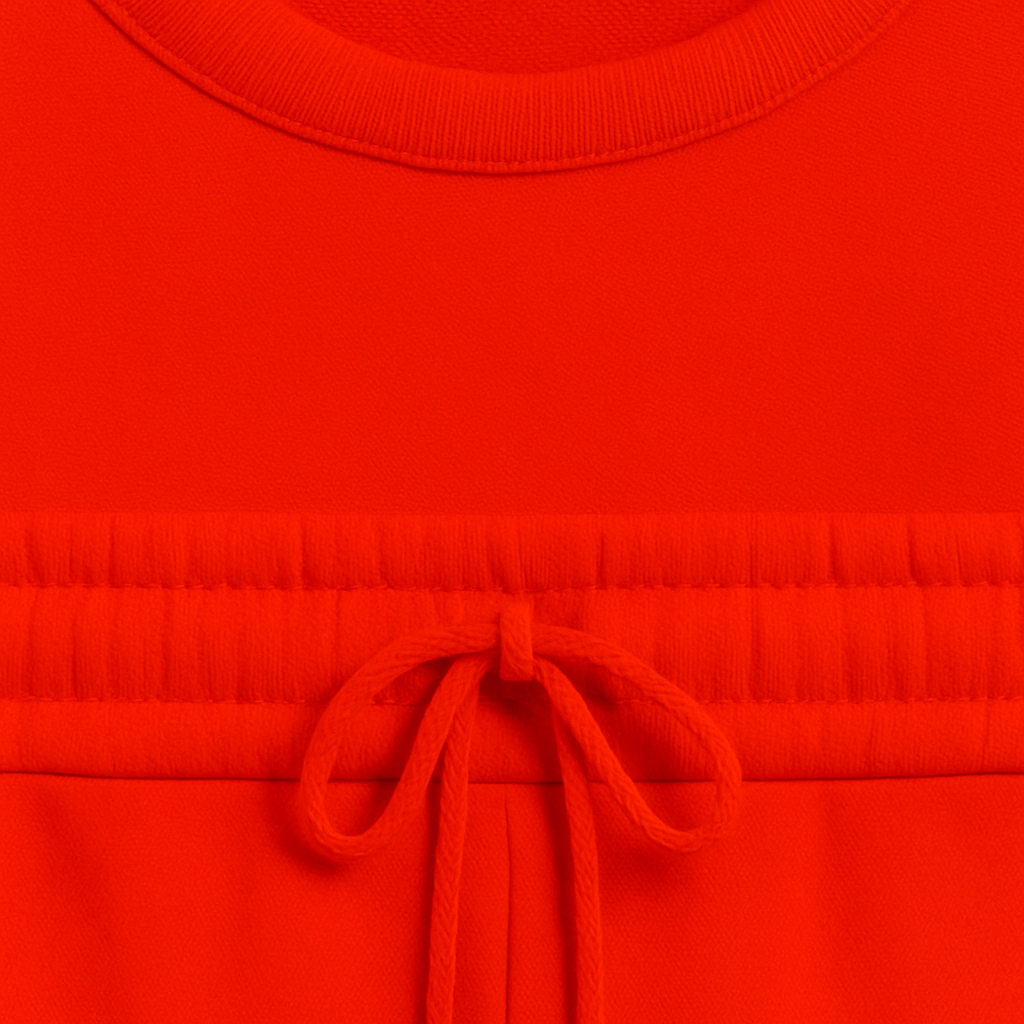 Jogger set with long-sleeve top and cuffed pants, styled for casual and everyday wear