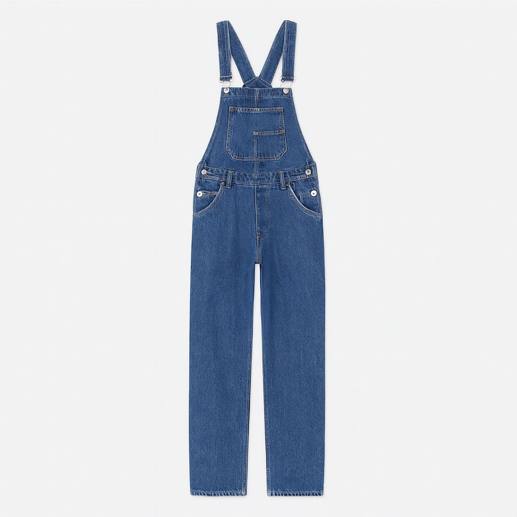 The Heirani Denim Overalls – Jumpsuit – Dark blue – Lila Faye
