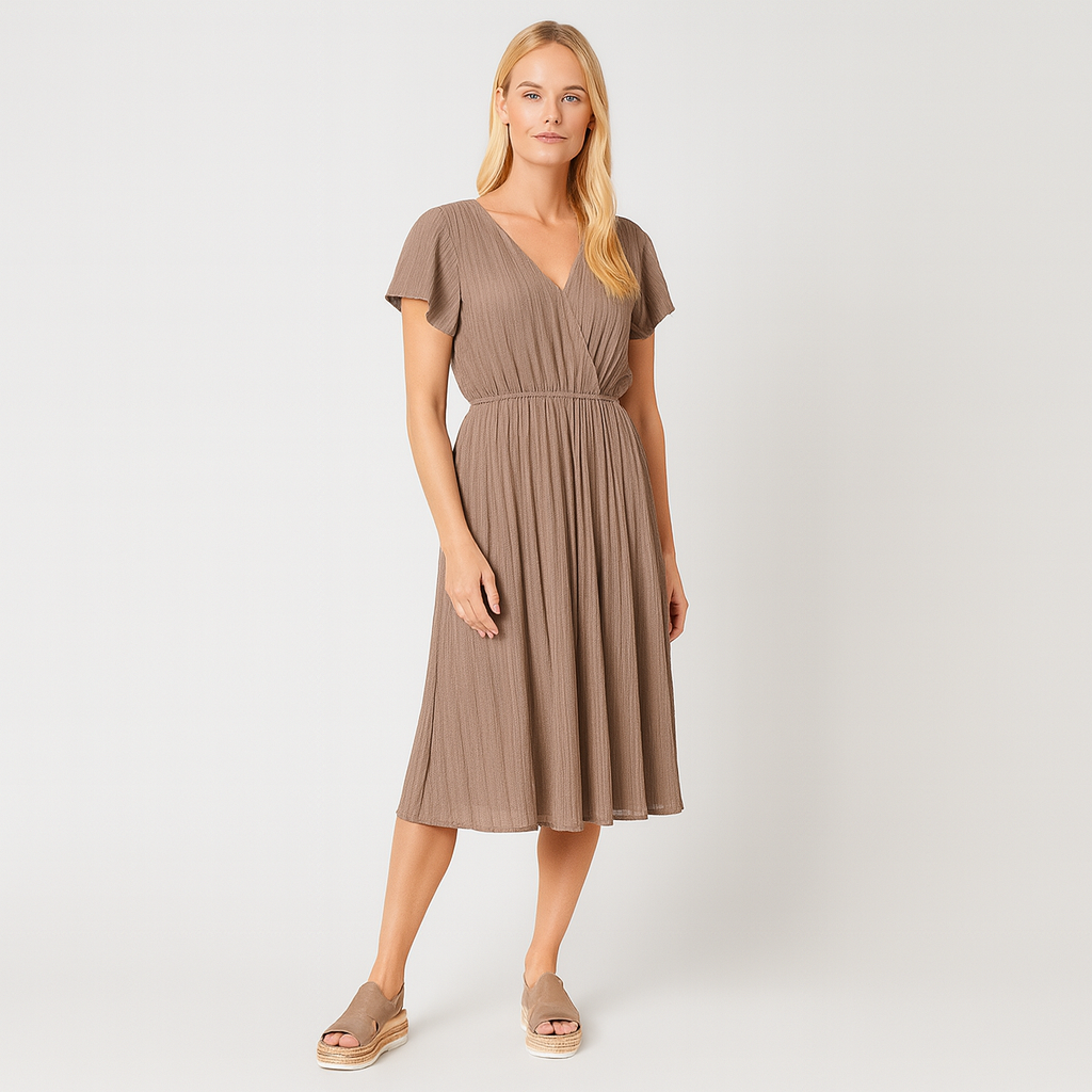 Platform sandal with textured upper, slingback strap, and braided midsole detail.