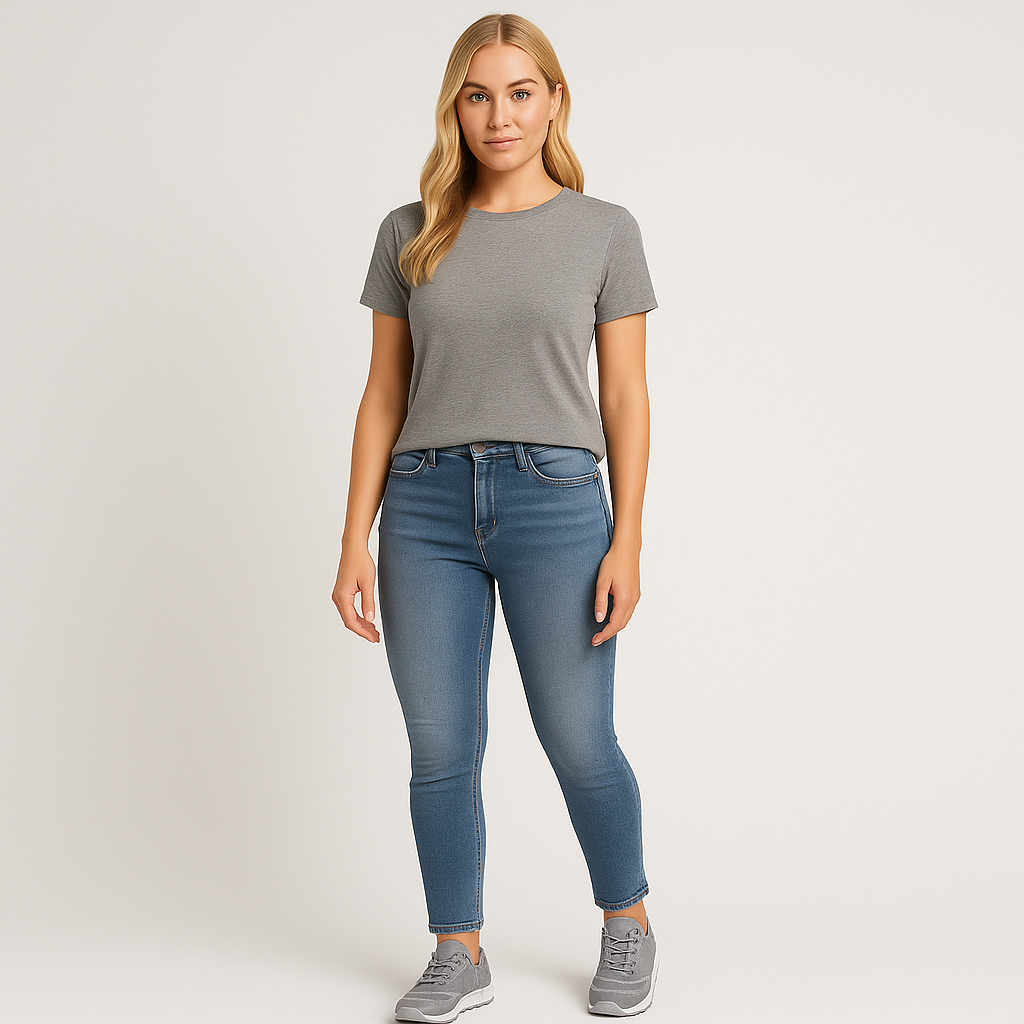 Sneakers with lace-up front, side zipper, and cushioned sole