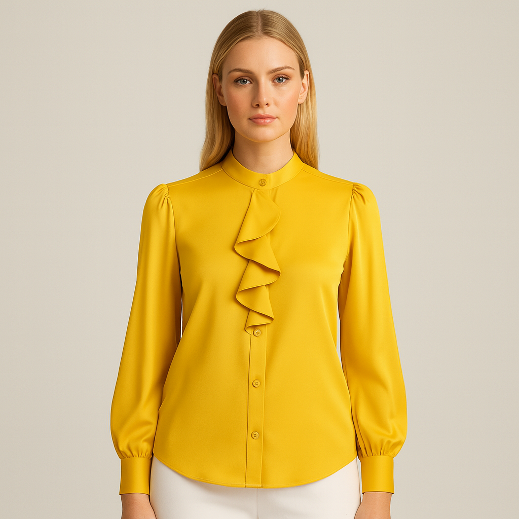 The Solange Ruffle Blouse – Blouse – – Lila Faye