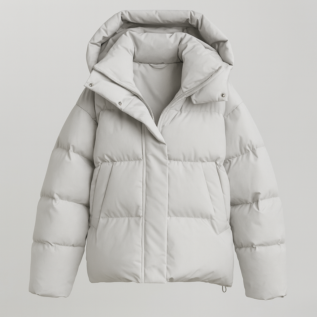 The Madison Puffer Jacket – Jacket – White – Lila Faye