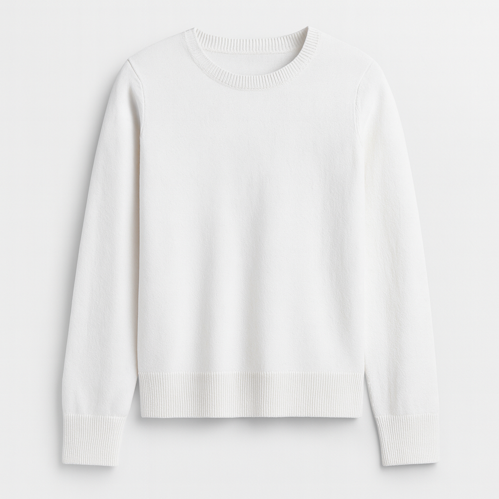 The Dorevelle Merino Wool Sweater – Sweater – White – Lila Faye
