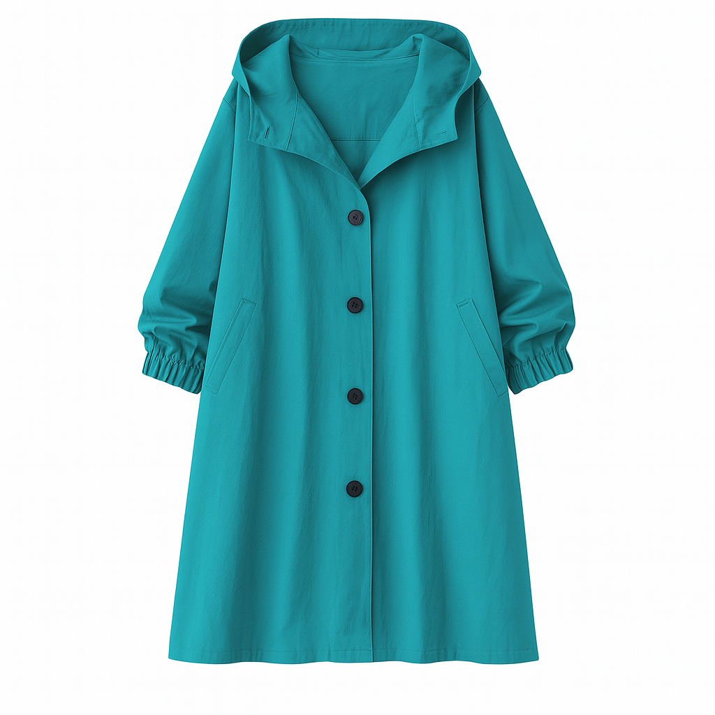 The Avril Trench Coat – Coat – Blue – Lila Faye